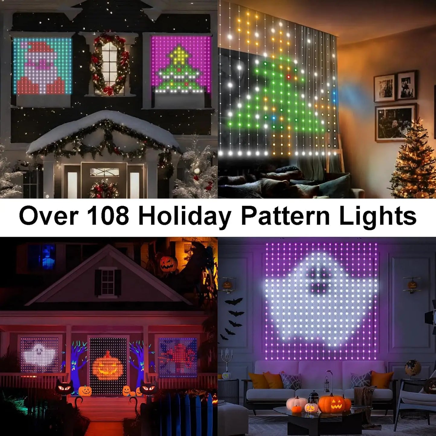 Smart Curtain Lights- With Bluetooth and Remote 2