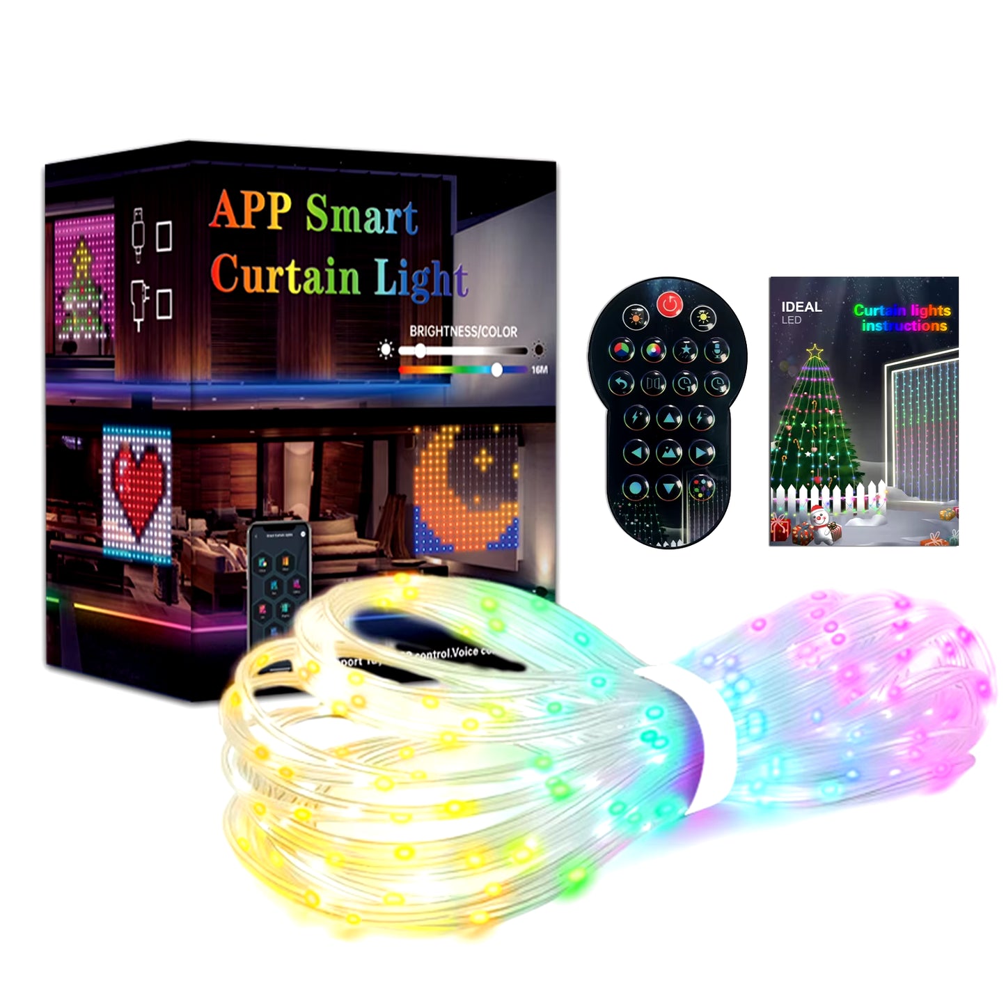 Smart Curtain Lights- With Bluetooth and Remote 2